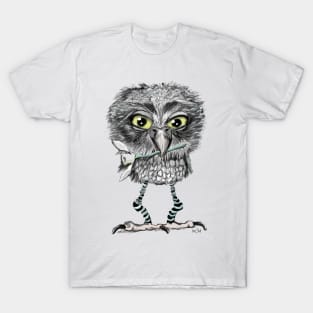 owl with snowdrop T-Shirt